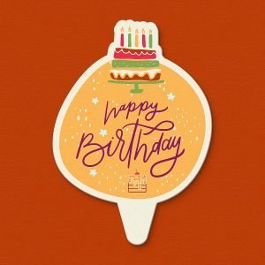 Tarjeta "Happy Birthday"