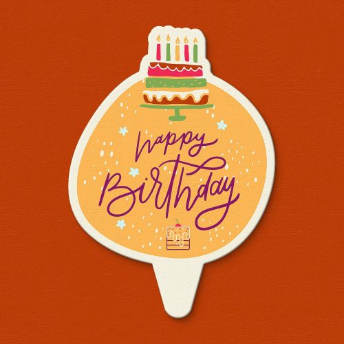 Tarjeta "Happy Birthday"